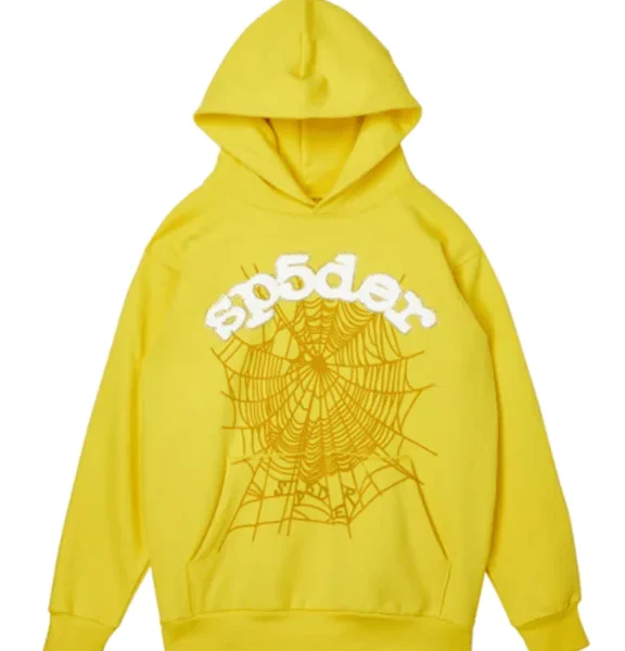 Spider Worldwide Websuit Hooded Sweatshirt Yellow